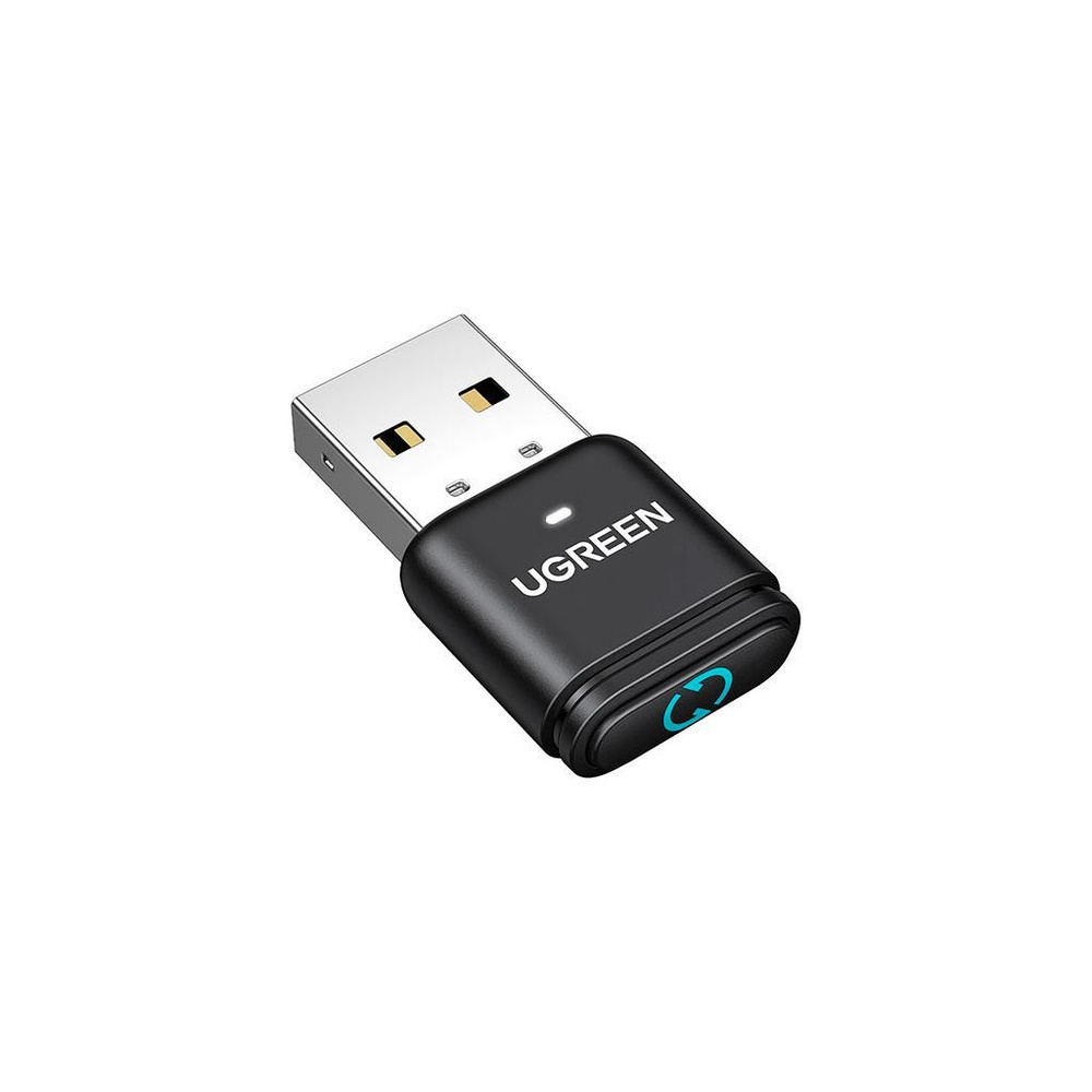 ADAPTOARE  Bluetooth Ugreen, „BT301” conectare prin USB 2.0, distanta 10 m (pana la), Bluetooth v5.4, functie de mouse jiggler, antena interna, „35994” (timbru verde 0.18 lei)  – 6941876239948