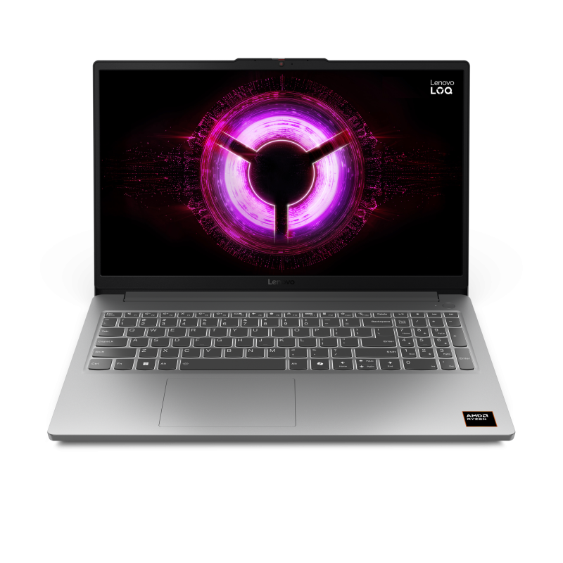 Gaming 15.6 LOQ 15ARP10E, FHD IPS 144Hz, Procesor AMD RyzenTM 7 170 (16M Cache, up to 4.75 GHz), 16GB DDR5, 512GB SSD, GeForce RTX 3050 6GB, No OS, Luna Grey „83S000BDRM” (timbru verde 3.5 lei)