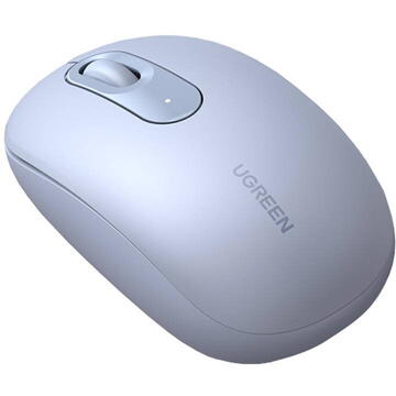 MOUSE Ugreen, „MU105″ PC sau NB, wireless 2.4GHz, optic, 3/1 butoane/scroll, 2400 dpi, albastru”90671” (timbru verde 0.18 lei) – 6957303896714