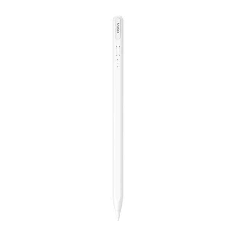 TOUCH PEN Baseus Smooth Writing 3, indicator LED, incarcare Type-C, compatibil Ipad, alb „P80080806213-00”  (timbru verde 0.03 lei) – 6932172687182