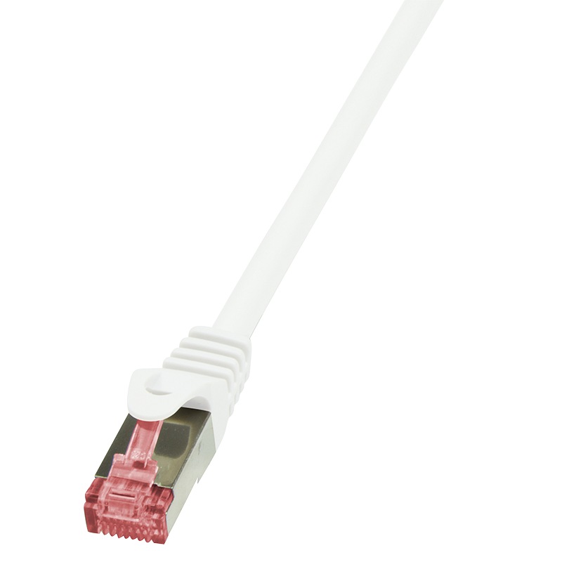 PATCH CORD S/FTP LOGILINK Cat6, LSZH, cupru, 5 m, alb, AWG27, dublu ecranat "CQ2071S" (timbru verde 0.18 lei)