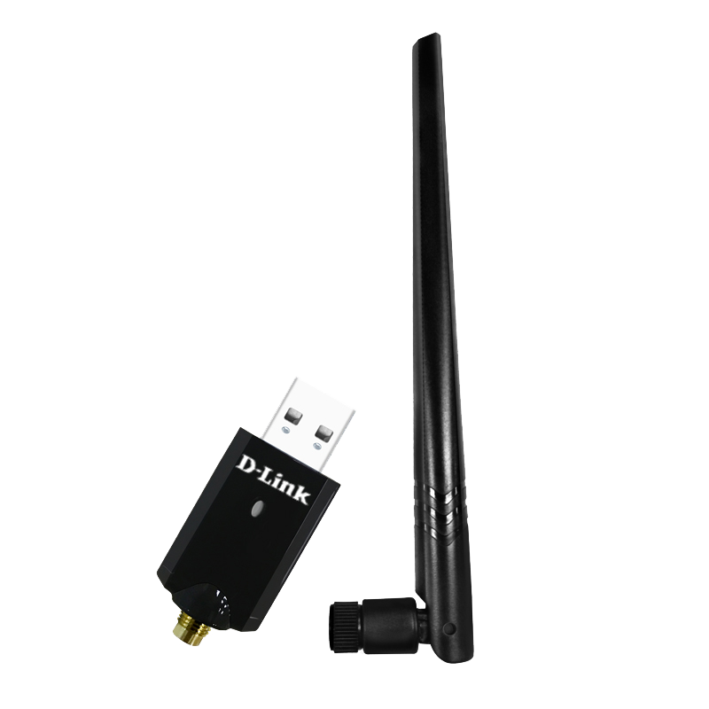 ADAPTOR RETEA D-LINK AC1300, extern wireless 2.4 GHz | 5 GHz, USB 3.0, port, antena externa 5 dBi x 1, „DWA-185” (timbru verde 0.18 lei)