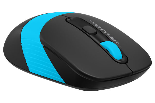 MOUSE A4tech, gaming, wireless, 2.4GHz, optic, 2000 dpi, butoane/scroll 4/1, buton selectare viteza, negru / albastru, "FG10 Blue" (timbru verde 0.18 lei) - imagine 5