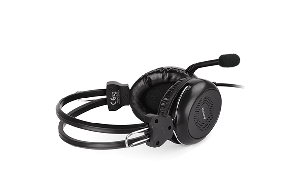 Casti A4tech HU-30 USB, negru - imagine 3