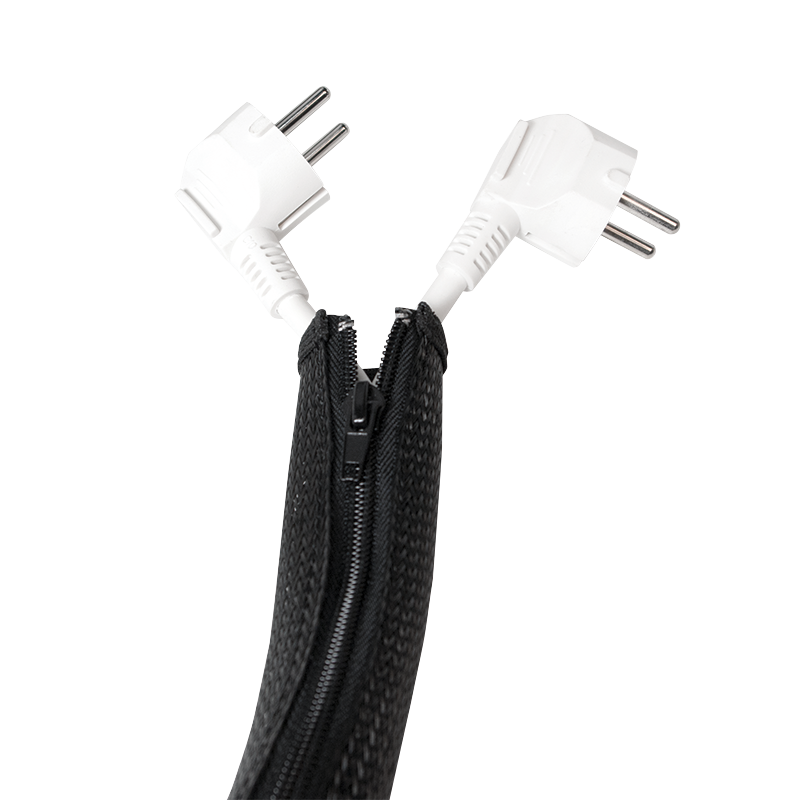 MANSON protectie cabluri LOGILINK, cu fermoar, diametru 20mm, 2m, negru, "KAB0047" - imagine 4