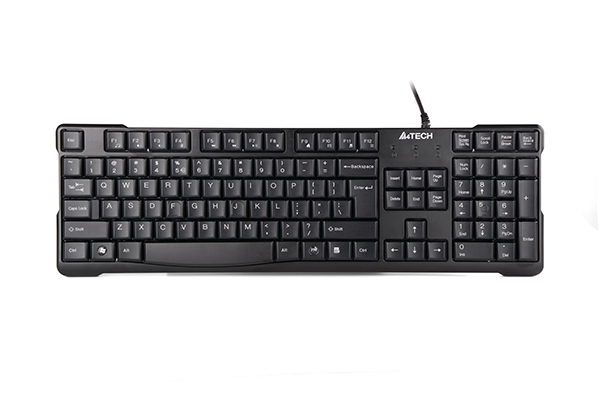 Tastatura A4Tech KR-750 cu fir, negru