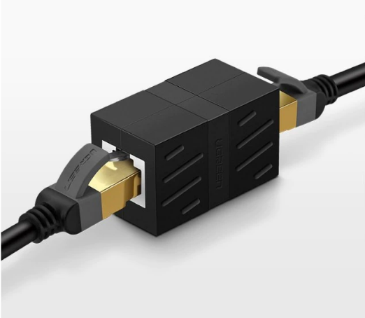 CUPLA RJ-45 Ugreen, "NW114" pt. cablu UTP, Cat6/Cat7, RJ-45 (M), viteza maxima 1 Gbps, material plastic, negru "20390" - 6957303823901 - imagine 2