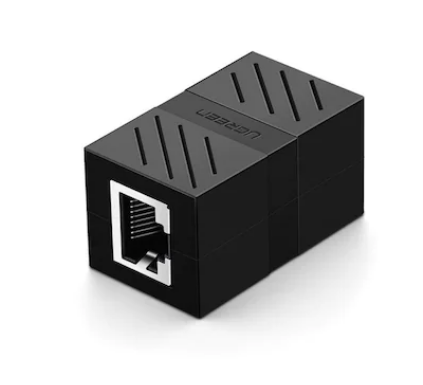 CUPLA RJ-45 Ugreen, "NW114" pt. cablu UTP, Cat6/Cat7, RJ-45 (M), viteza maxima 1 Gbps, material plastic, negru "20390" - 6957303823901