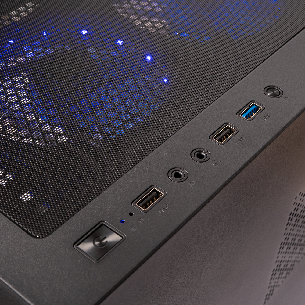 Sistem Desktop PC Gaming Spacer Dominator, i5-14400F, 32GB DDR4, 1TB SSD, RX 6500 XT 8GB GDDR6, no OS, negru, "SPACER-Dominator" (timbru verde 7 lei) - 5949046616125 - imagine 5