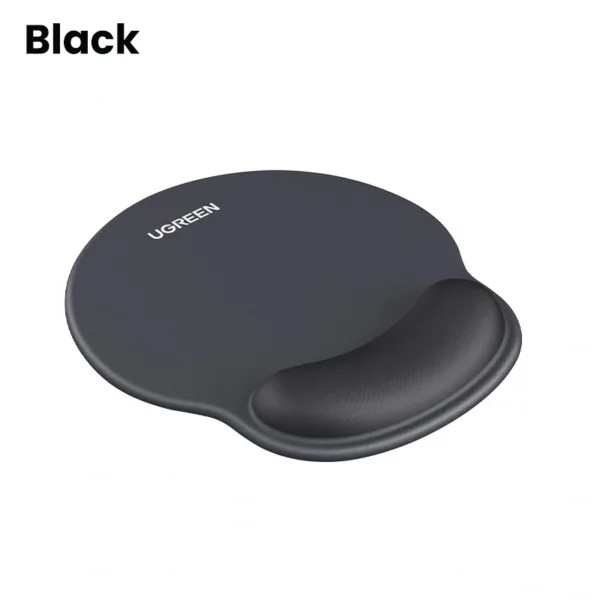 MousePAD Ugreen, „LP668” cauciuc si material textil, suport incheietura cu gel, 220 x 245 x 5 mm, negru, „25245” – 6941876222452