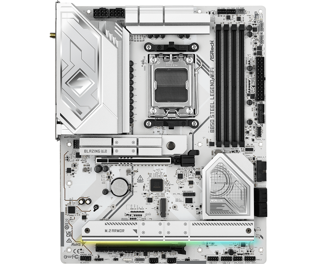 MB Asrock B850 STEEL LEGEND WIFI AM5 "B850 STEEL LEGEND WIFI" - imagine 2