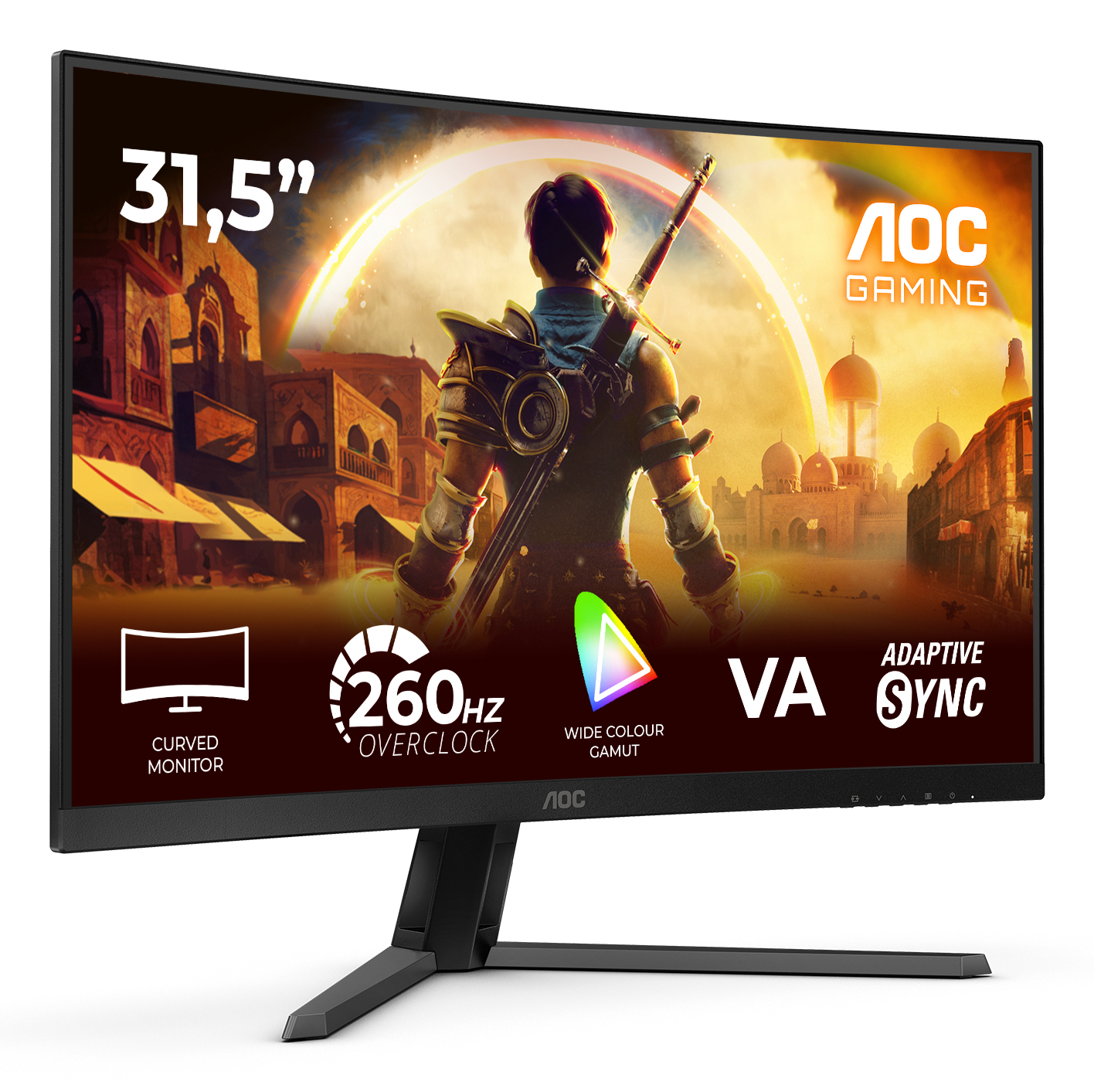 Monitor AOC C32G42ZE 32 FHD 240Hz curved 31.5 inch - imagine 2