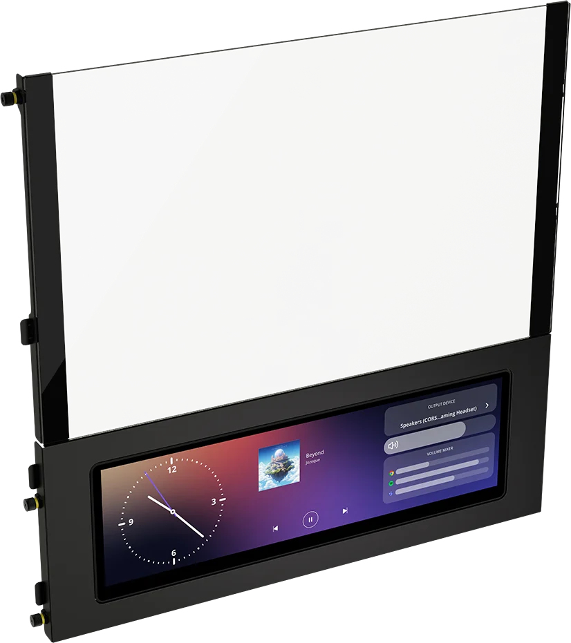 Carcase Corsair 4000D LCD RS ARGB Premium neagra CC-9011326-WW - imagine 2