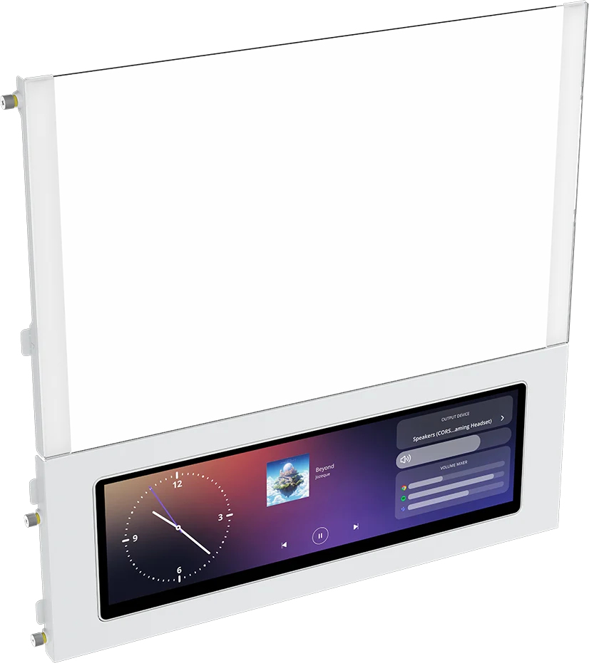 Carcase Corsair 4000D LCD RS ARGB Premium alba CC-9011327-WW - imagine 2