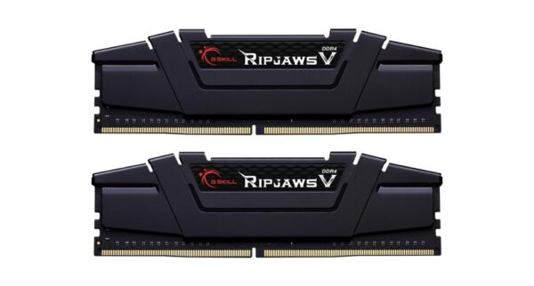 Memorie DDR G.Skill „Ripjaws V” DDR4 64GB frecventa 3200 MHz, 32GB x 2 module, radiator, latenta CL16, „F4-3200C16D-64GVK”
