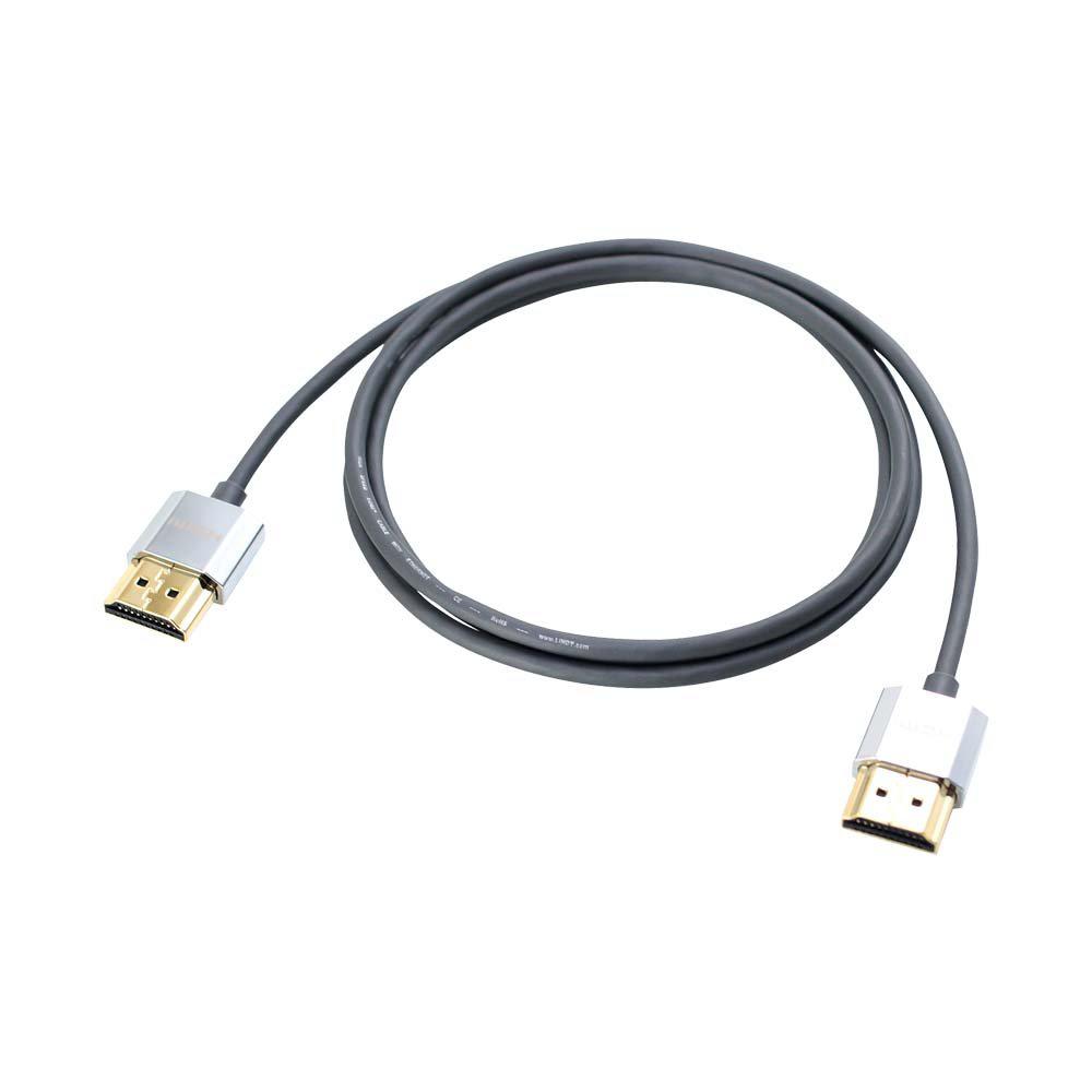 Cablu Lindy HDMI Cromo Slim 2m - imagine 2