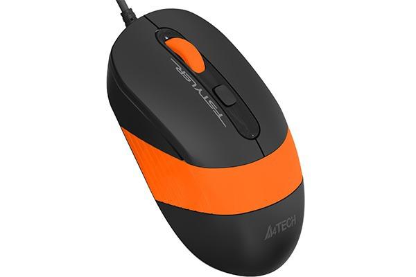 Mouse A4tech cu fir, 1600 DPI, ng/orange - imagine 8