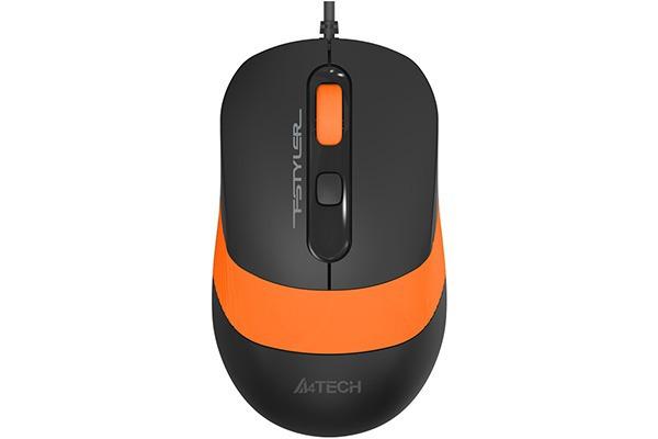 Mouse A4tech cu fir, 1600 DPI, ng/orange - imagine 6