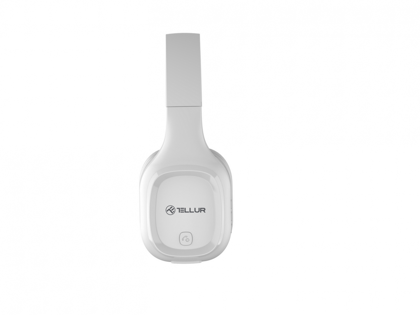 Casti cu micr. Tellur Pulse, alb - imagine 3