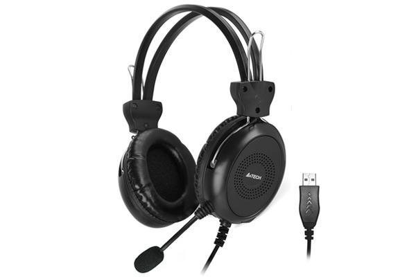 Casti A4tech HU-30 USB, negru - imagine 4