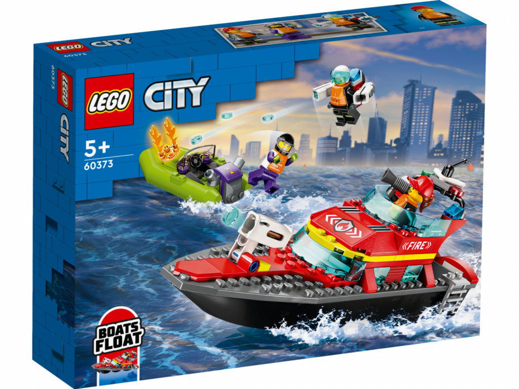 BARCA SALVARE A POMPIERILOR, LEGO 60373 „LEGO60373”