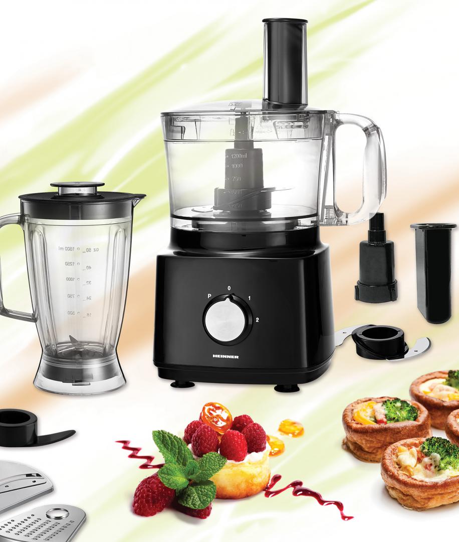 ROBOT DE BUCATARIE HEINNER HFP-750BK - imagine 4