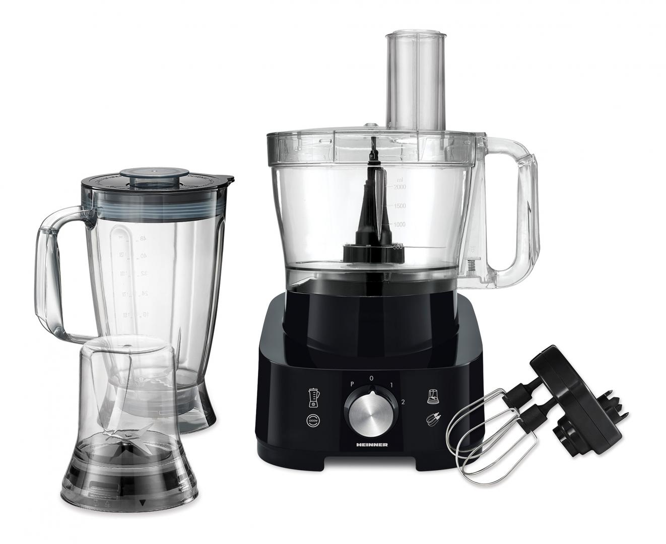ROBOT DE BUCATARIE HEINNER HFP-1000BK - imagine 2