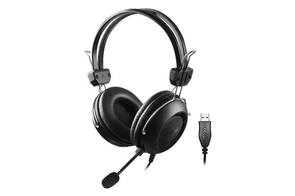 Casti A4tech HU-35 USB, negru - imagine 5