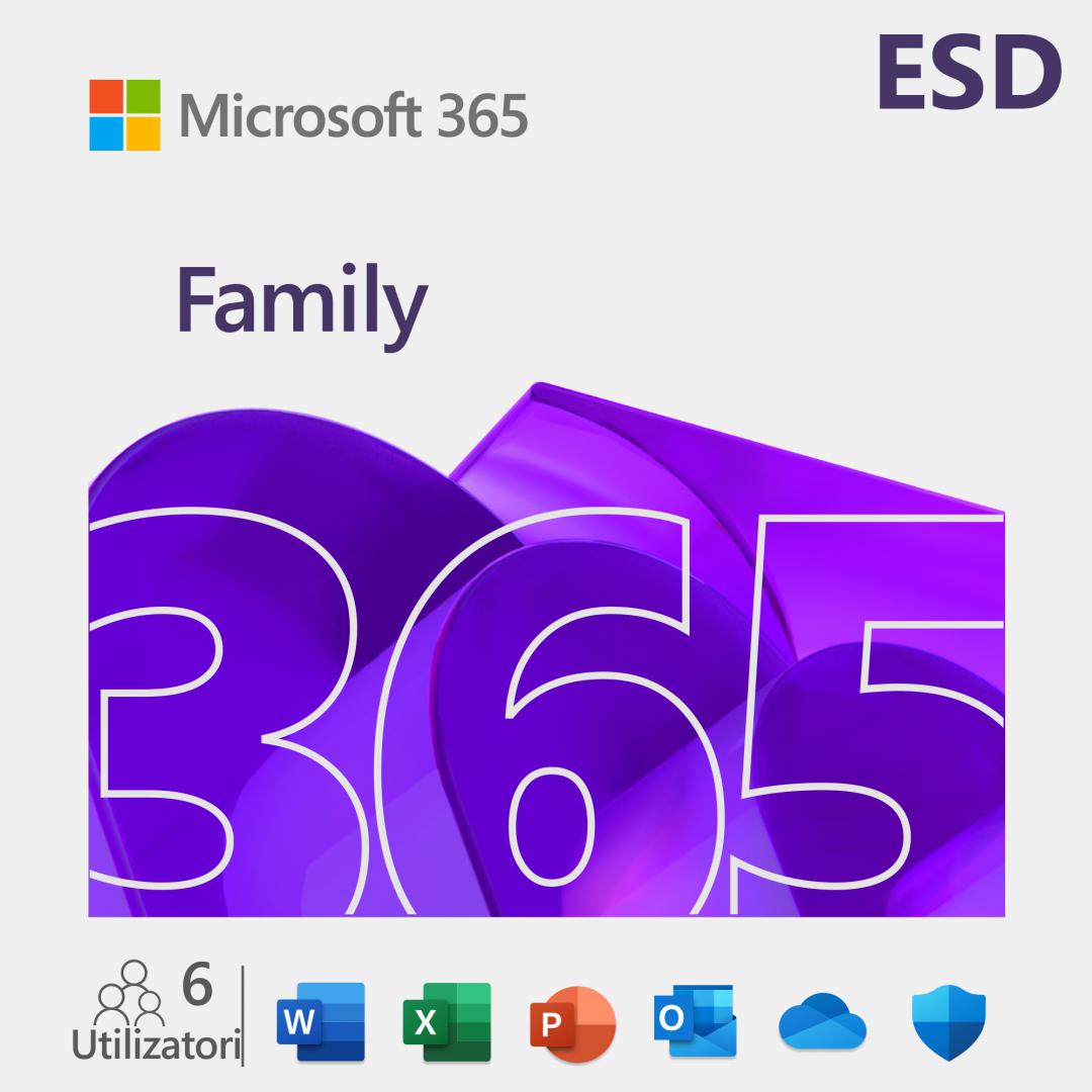MS ESD 365 Family Subscr PK Lic 1YR