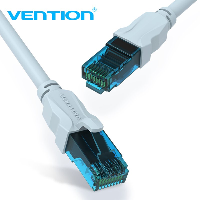 Patch cord UTP Vention, Cat. 5e, RJ-45 (T) la RJ-45 (T), 15m, 26AWG, cupru, albastru, „VAP-A10-S1500” (timbru verde 0.18 lei) – 6922794718852
