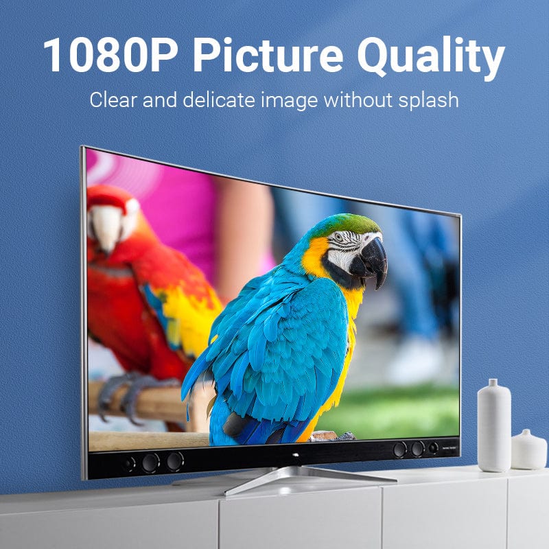 Adaptor video Vention, DisplayPort (T) la HDMI (M), rezolutie 1080p la 60Hz, negru, "HBOB0" (timbru verde 0.08 lei) - 6922794752603 - imagine 4