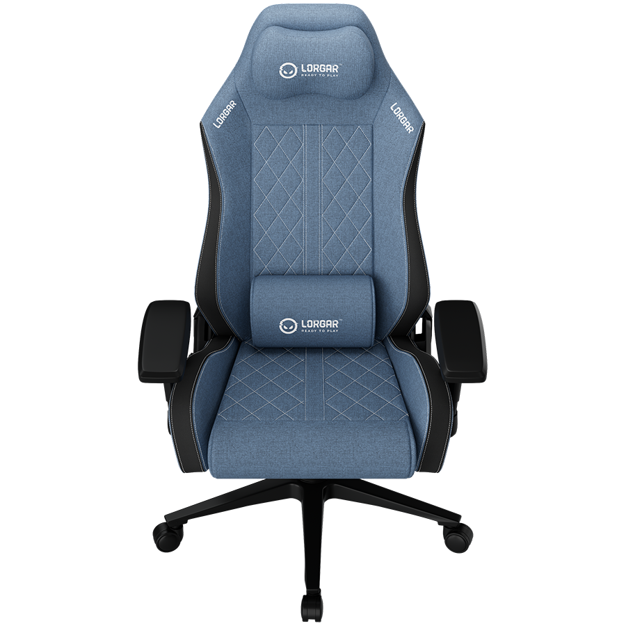 LORGAR CHA41, Ergonomic Gaming Chair Advanced, premium anti-stain fabric, Blue - imagine 2