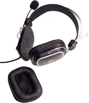 CASTI A4tech, "ComfortFIt", cu fir, standard, utilizare multimedia, microfon pe brat, conectare prin Jack 3.5 mm, negru, "HS-50", (timbru verde 0.8 lei) - imagine 3
