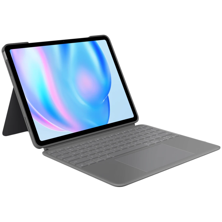 LOGITECH Combo Touch for iPad Air 13-inch (M2) – OXFORD GREY – US – INTNL-935OLD948 – US,EMEA,IPAD AIR 13-INCH (M2) „920-012618” (timbru verde 0.8 lei)
