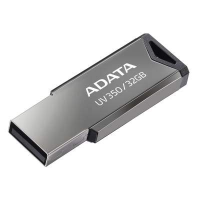 MEMORIE USB 3.2 ADATA 32 GB, clasica, carcasa metalica, argintiu, „AUV350-32G-RBK” (timbru verde 0.03 lei)