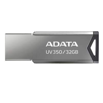 MEMORIE USB 3.2 ADATA 32 GB, clasica, carcasa metalica, argintiu, "AUV350-32G-RBK" (timbru verde 0.03 lei) - imagine 2