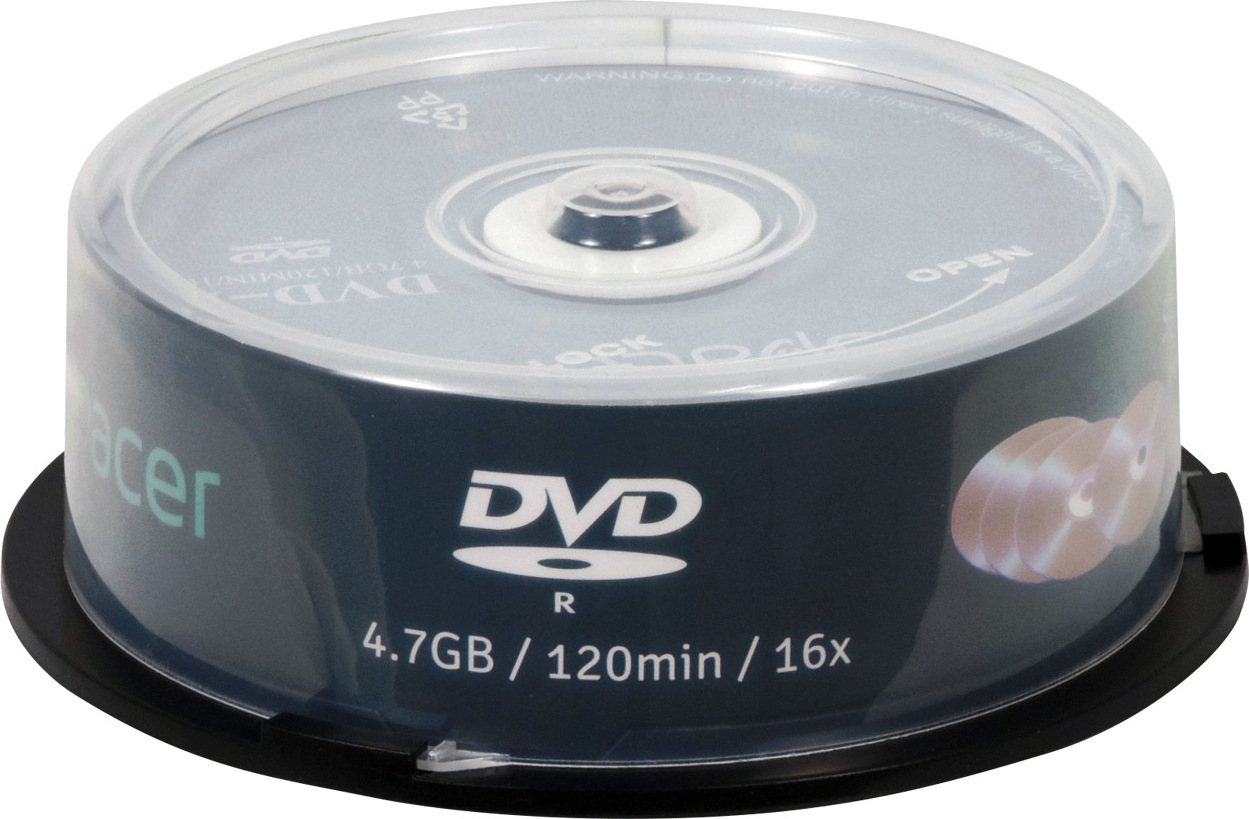 DVD-R SPACER 4.7GB, 120min, viteza 16x, 25 buc, spindle, "DVDR25" 166556/45501234 / 19403 001 001/166556 - imagine 2