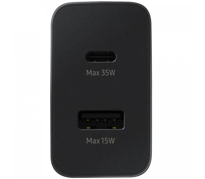 Incarcator retea 220V Samsung, USB Type C | USB, 35W, fast charge, negru, "EP-TA220NBEGEU" (timbru verde 0.18 lei) - imagine 2