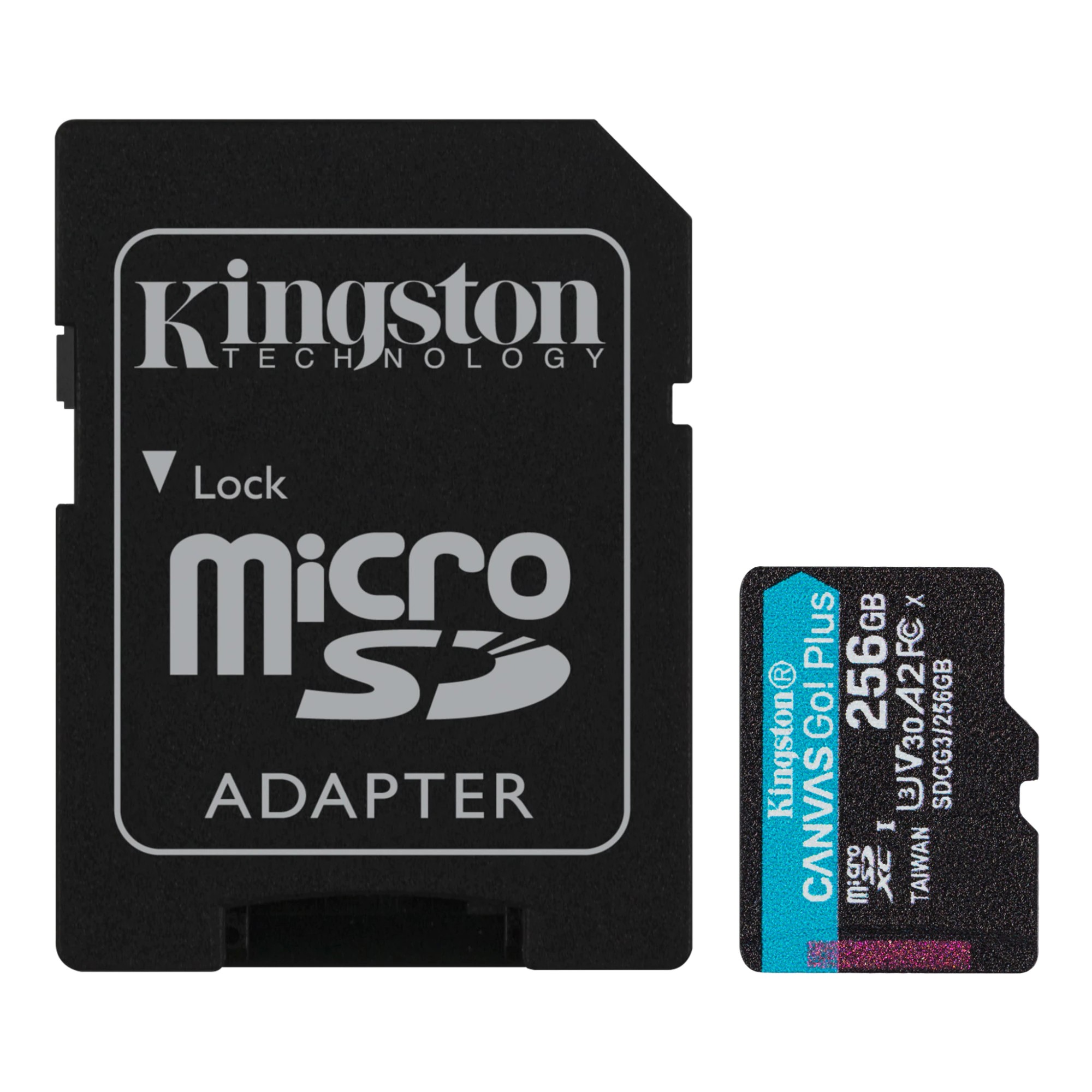 MicroSD Kingston Canvas GO Plus 256GB AD - imagine 2