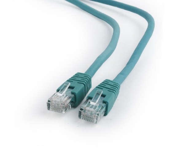 PATCH CORD UTP SPACER Cat5e, cupru-aluminiu, 10 m, verde, AWG26, "SP-PT-CAT5-10M-G" (timbru verde 0.18 lei)