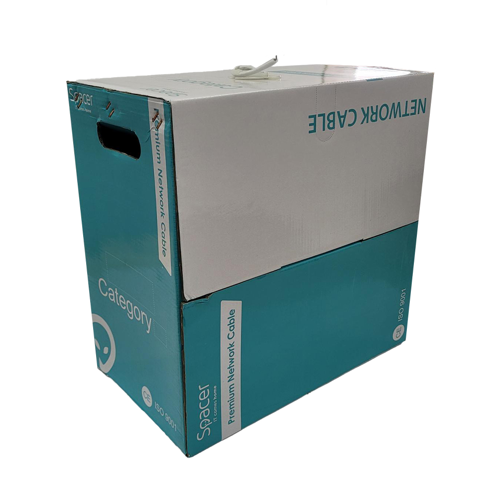 ROLA CABLU UTP SPACER Cat6, 305m, Cupru-Aluminu, Solid, AWG24, 0.51mm, 0.21mm2, "SPLC-UCAT6-CCA-305" - imagine 3