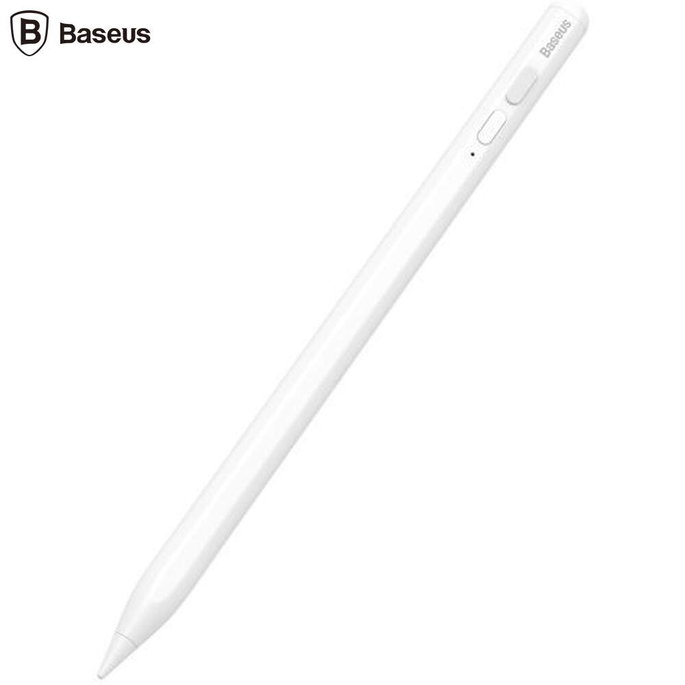 TOUCH PEN Baseus Smooth Writing 2 Series, indicator LED, incarcare Type-C, compatibil Ipad, alb "SXBC060502" - (timbru verde 0.03 lei) - imagine 2