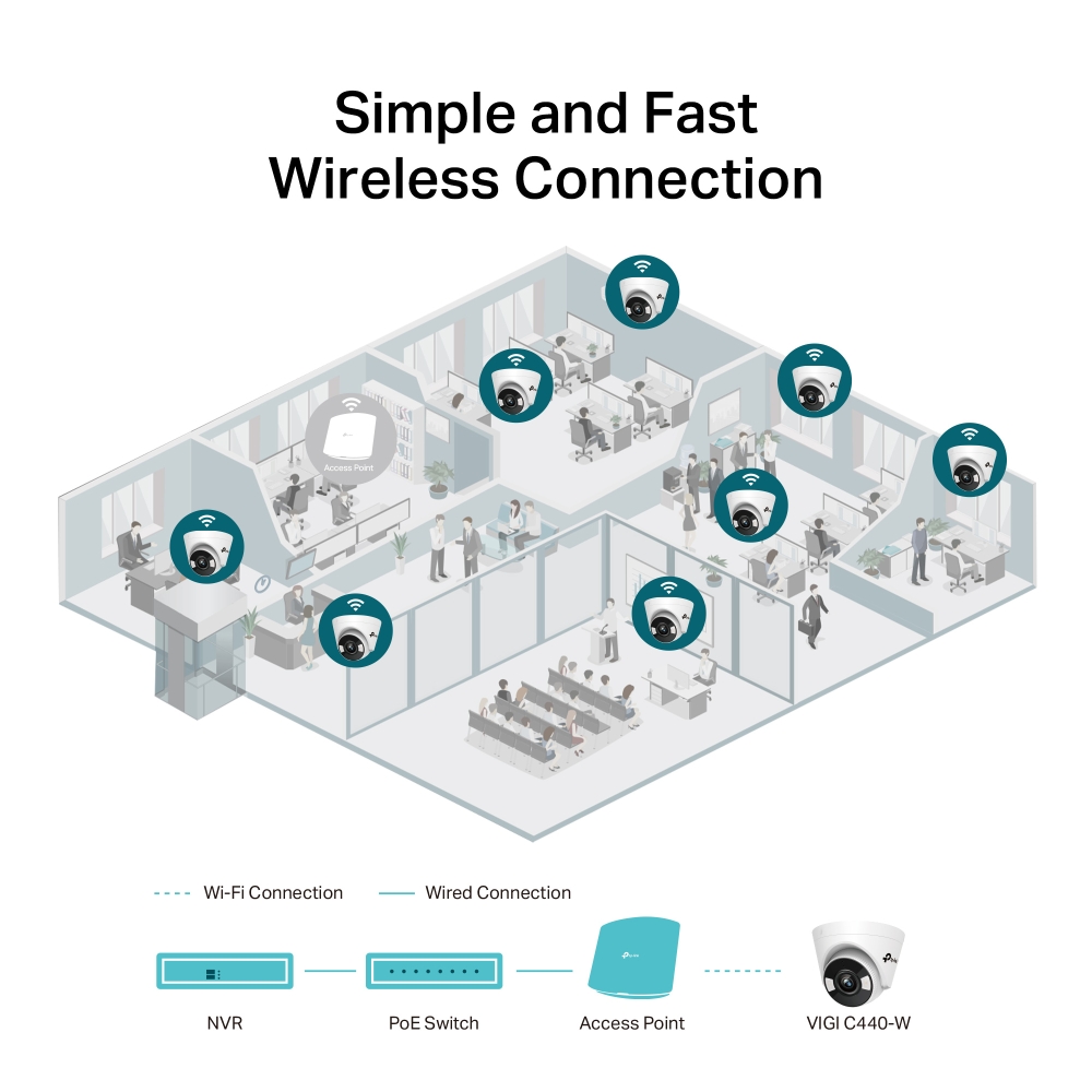 TP-LINK 4MP Full-Color Wi-Fi Camera - imagine 4