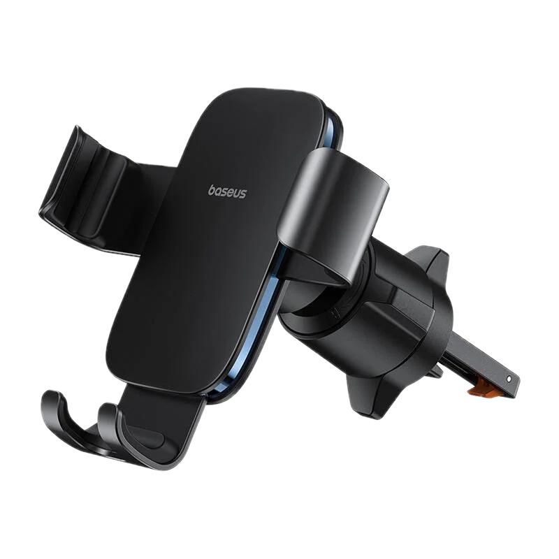SUPORT AUTO Baseus Metal Age III pt. SmartPhone, gravitational, fixare grila ventilatie, metal „C40467600111-01” – 6932172663629