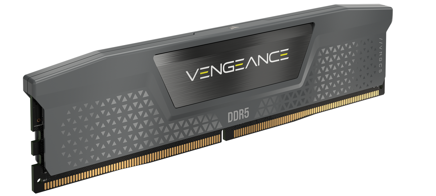 Corsair Memorie DDR5, 16GB, 5600MT/s, C40, 1.25V, AMD/Intel, Gri, VENGEANCE "CMK16GX5M1B5600Z40" - imagine 2