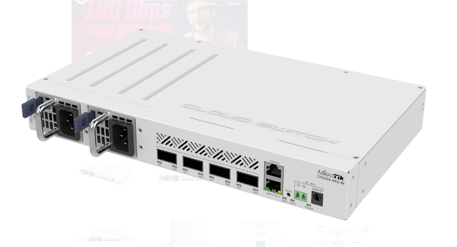 MIKROTIK CRS504-4XQ-IN Cloud Switch