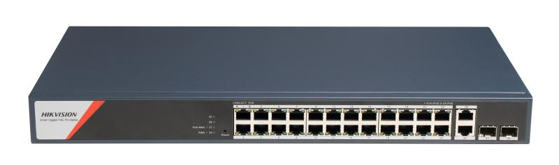 HK SWITCH POE 24 PORTURI SMART MANAGED „DS-3E1528HP-SI-24P2T2F” (timbru verde 2 lei)