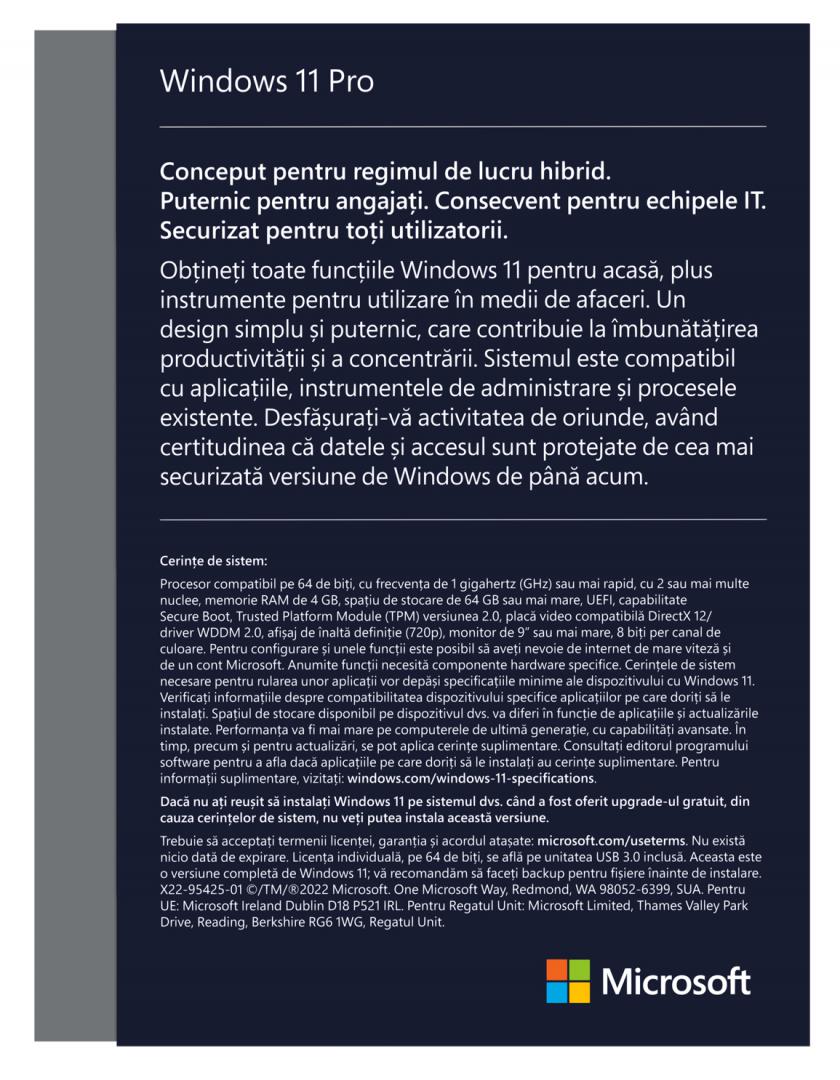 Win 11 Pro FPP P2 32-bit/64-bit RO USB - imagine 2