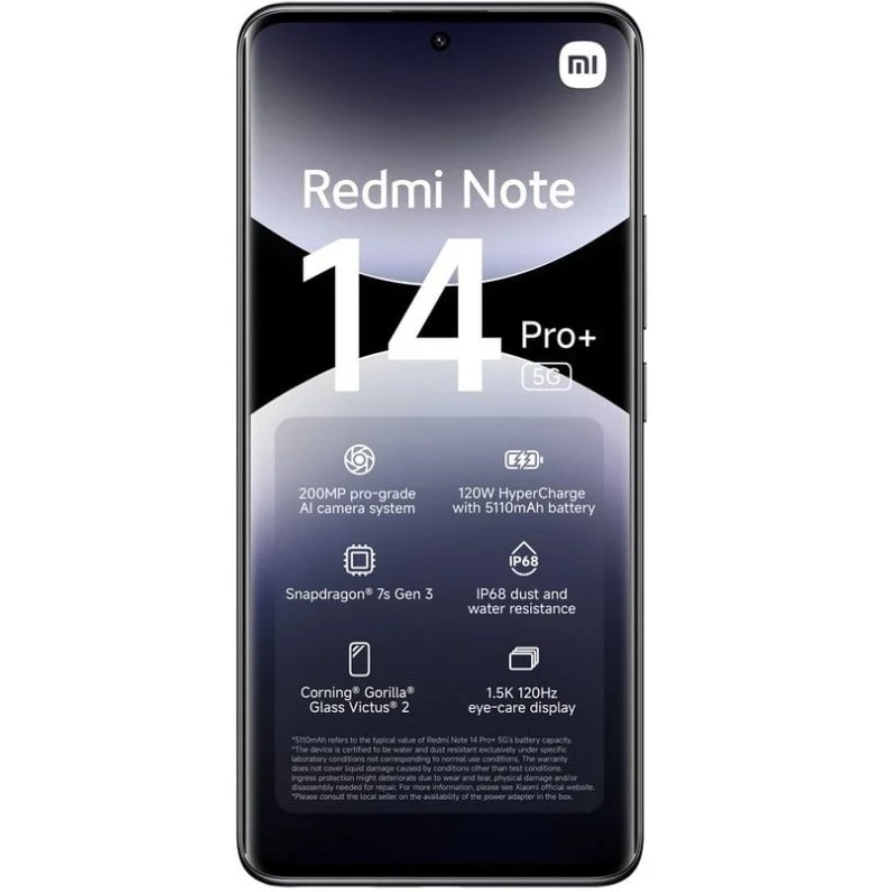 Xiaomi Redmi Note 14 Pro 12/512GB Black - imagine 2