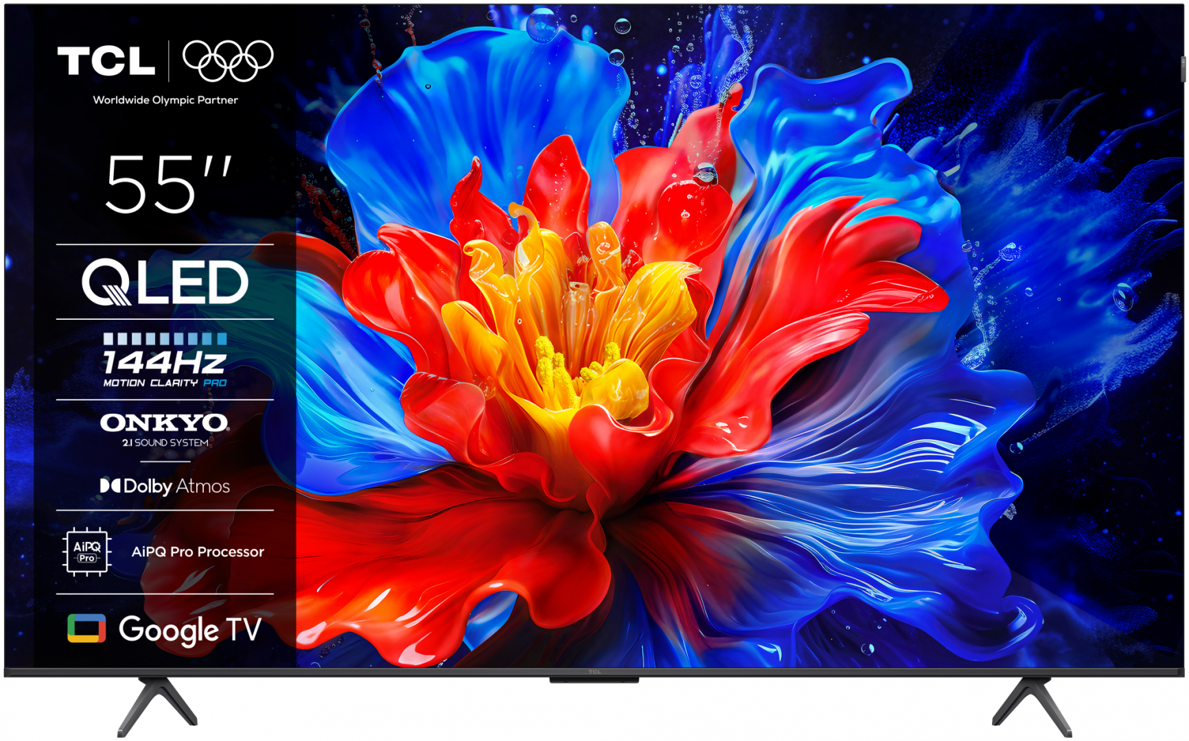 QLED TV 4K 55''(139cm) TCL 55P81K
